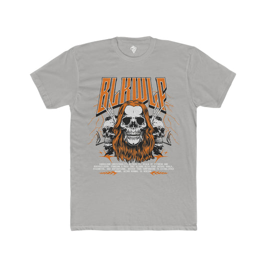 BLKWLF Mens Metal Head Cotton Crew Tee